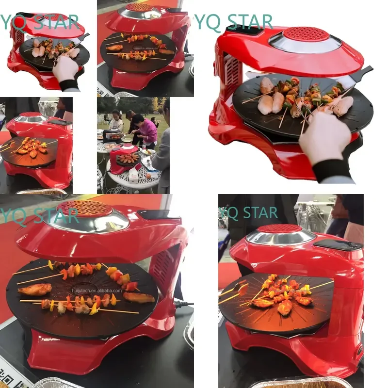 Electric BBQ Grill for HJ-BBQ00N Electronic Barbecue Grill for Home Use Popular Indoor Outdoor Electric Barbeque Grill