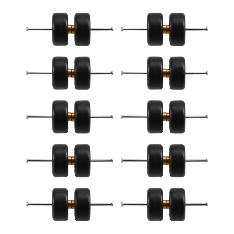 

Collector's Set: 5Pair 11Mm CE28 BBS LMR FUCHS Rims And Tires For 1:64 HW Diecast Car Models