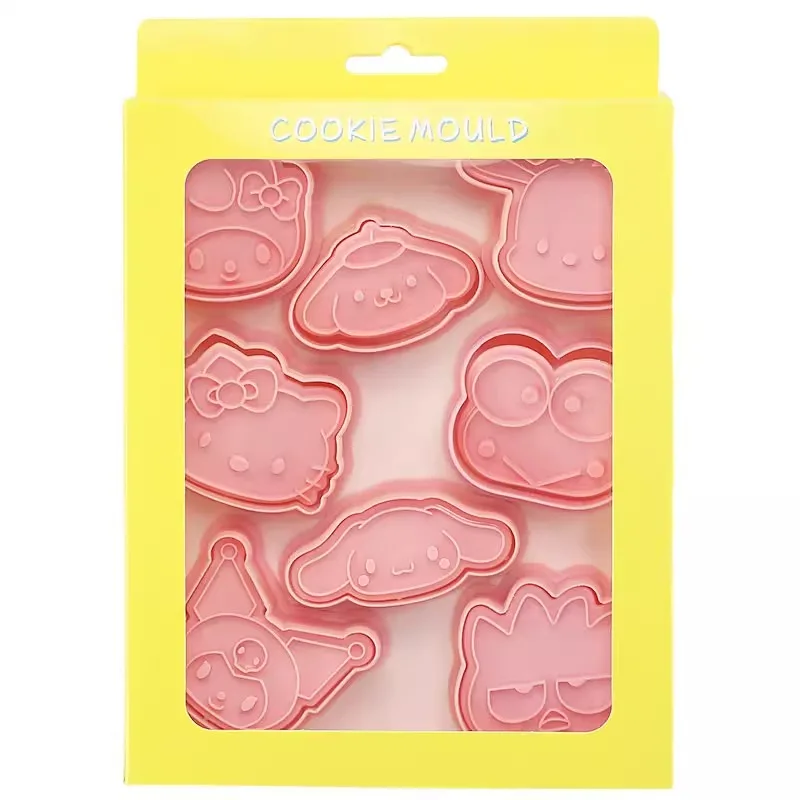 

MINISO, mini Sanrio cartoon cookie mold home 3d three-dimensional watermelon press cut mold handmade flip sugar baking tools