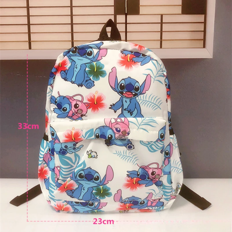 New Disney cartoon Angel Stitch Backpack bag Kindergarten sofia school bag lady Backpack