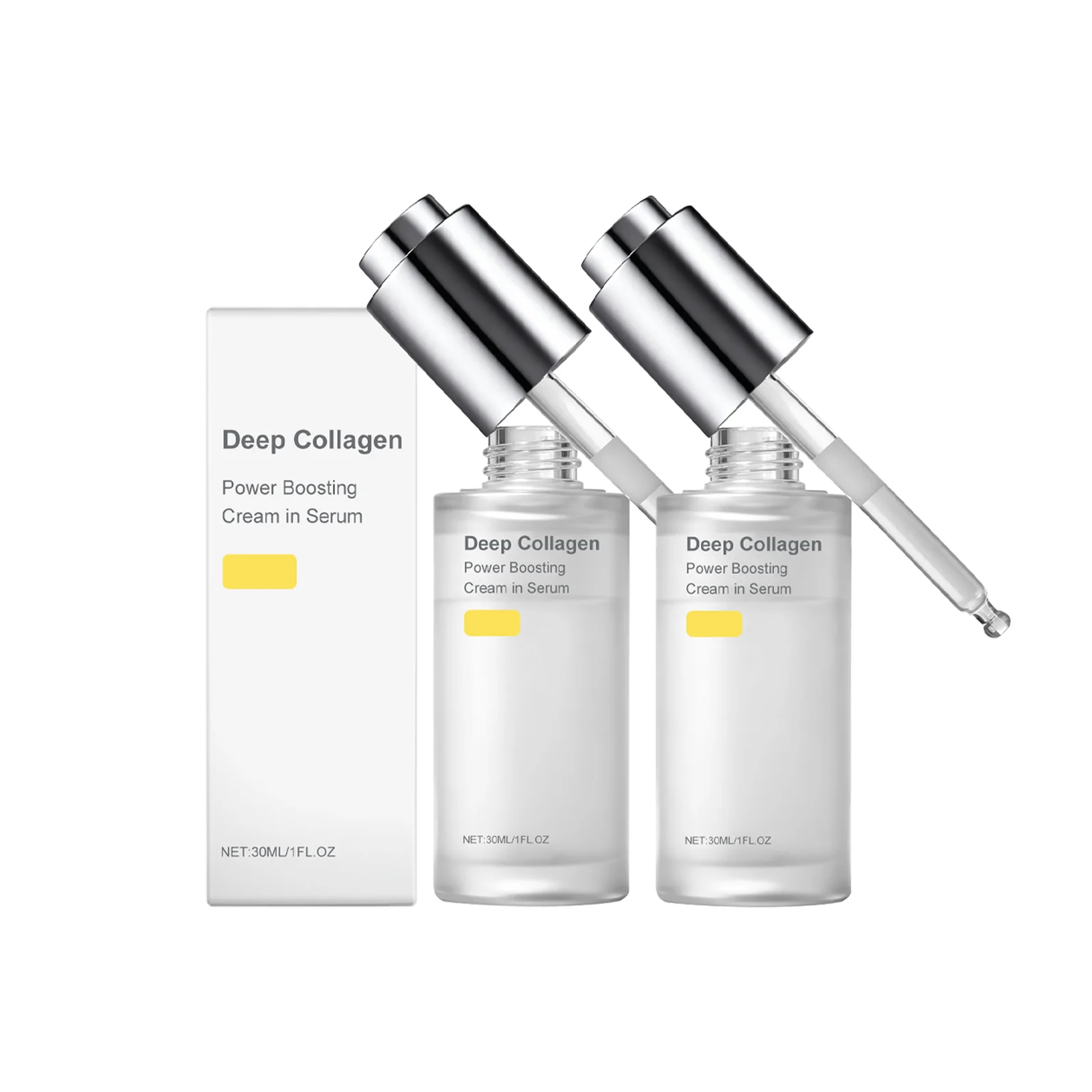Tiefenwirksames Kollagen-Power-Boosting-Serum zur Hydratisierung und Feuchtigkeitspflege Verbessert die Hautelastizität Glättet Feine Linien Tägliche Gesichtspflege