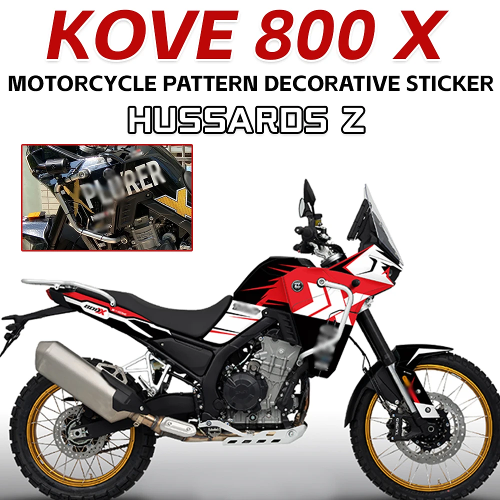 Waterproof Motorcycle Body Decoration Sticker for KOVE 800X 800 X Rally ADV 2023-2025 Pattern Printmaking Modification