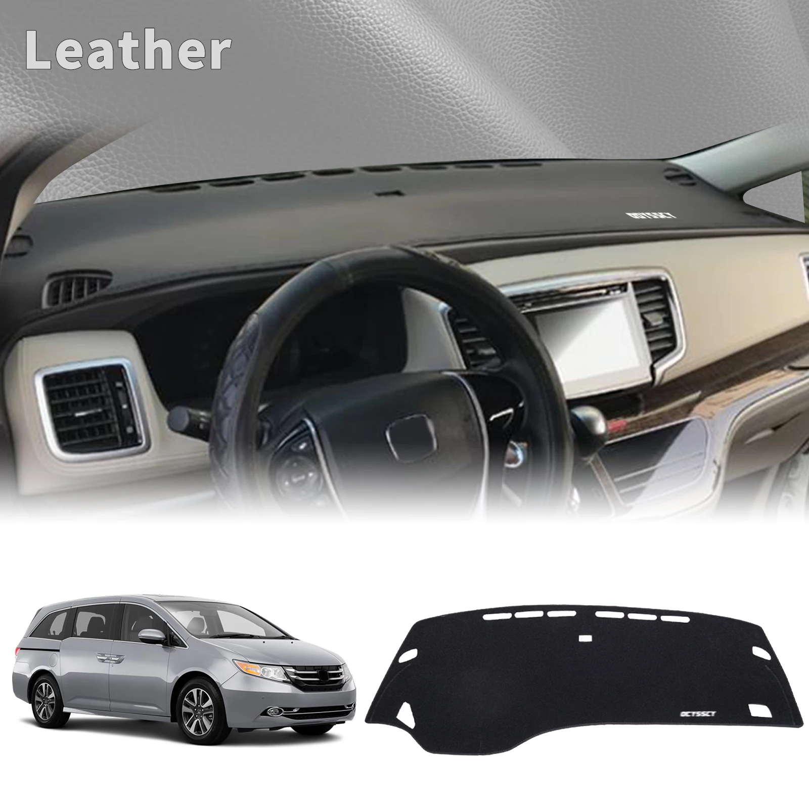 

fit for Honda Odyssey 2014 2015 2016-2019 RC1 Dashmat Dashboard Cover Pad DashMat Sunshade Protective Carpet Car Accessories