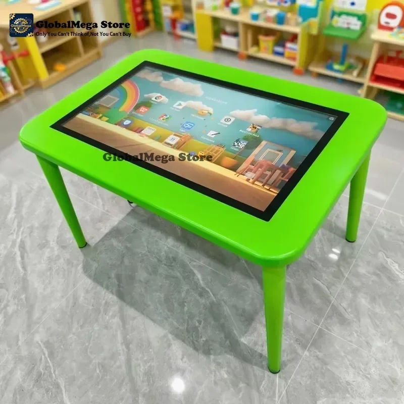 2026 Latest Waterproof 32 Inch Interactive Touch Screen Kids Table for Classroom Education Learning Activity Desk with Multi