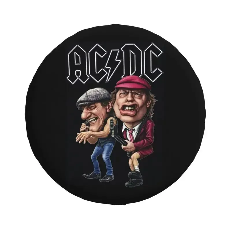 Australian Band Star AC DC Spare Tire Cover for Jeep Grand Cherokee Heavy Metal Rock And Roll 4WD 4x4 RV Car Wheel Protector