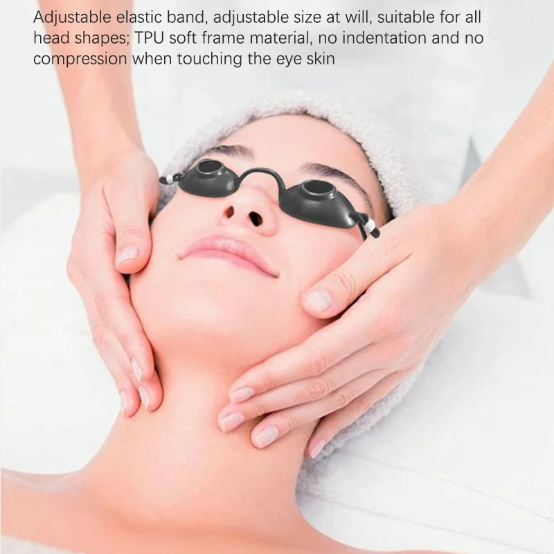 نظارات تجميل متينة من السيليكون لحماية العين من الليزر، نظارات واقية لجهاز العلاج بالضوء الأحمر من فوتون بيوتي