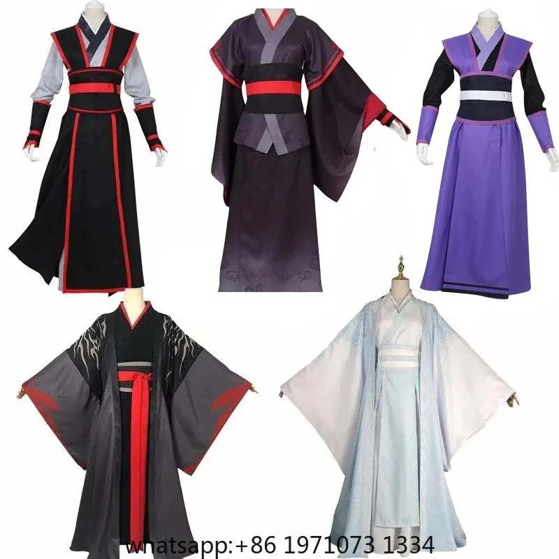 Wei Wuxian Cosplay Mo XuanYu Lan Wangji Costume Anime Grandmaster Of Demonic Cultivation Cosplay Mo Dao Zu Shi Costume Men