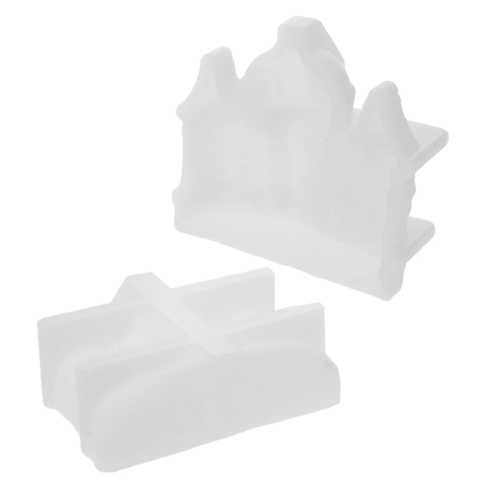 

2Pcs Silicone Castle Mold DIY Wax Craft Aromatherapy Making Supplies Creative Silicone Mold for Wax Crafting Home