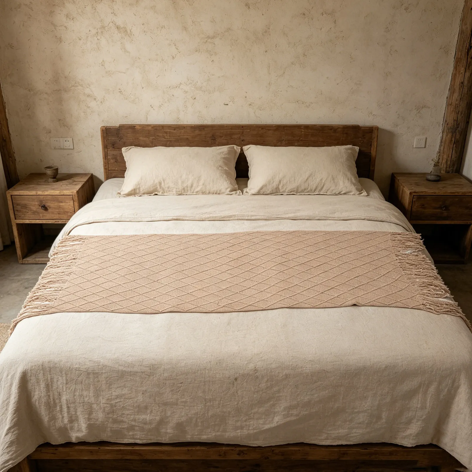 woven-bed-runner-solid-color-tassel-fringe-bohemian-bedding-scarf-bedroom-decor-hotel-room-protector-modern-home-minimalist