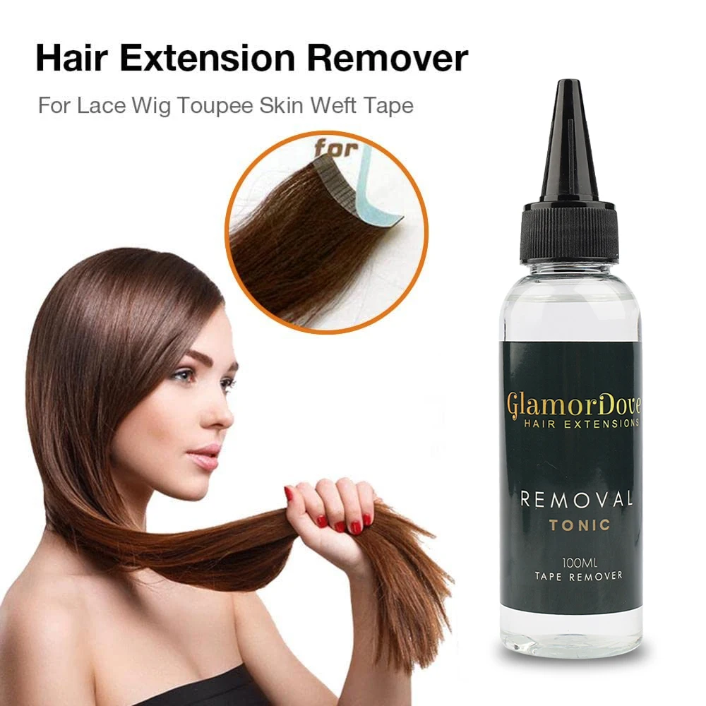 Removedor de cinta adhesiva de reemplazo de cabello, removedor de Gel de unión para cinta en extensión, queratina, removedor de pegamento de fusión