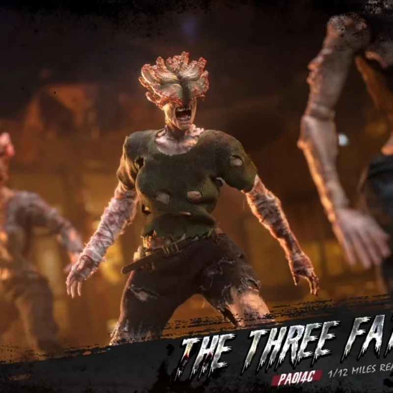 In Stock Patriot Studio The Last Of Us Clicker The Three Fates Zombie 1/12 Cloth Gown Action Figures Toy Gift Collection