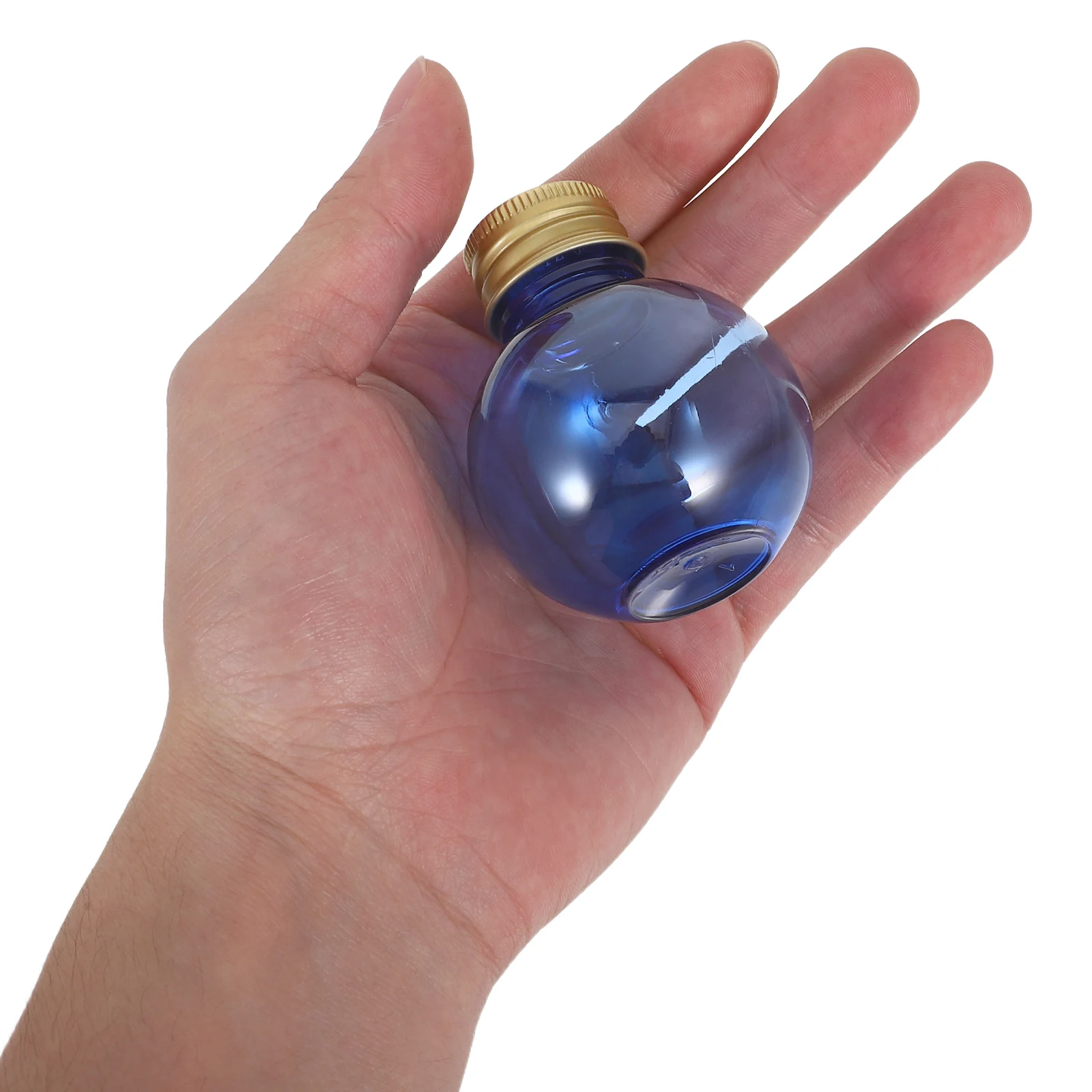 

10Pcs Clear Globe Candy Bottles Refillable Christmas Hanging Ornaments Holiday Candy Cookies Treat Storage Clear Ornaments