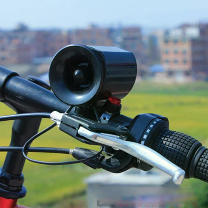 مكبر صوت أسود إلكتروني لقرن ال - مراجعة Bike Bell Electronic Loud Horn وسعره