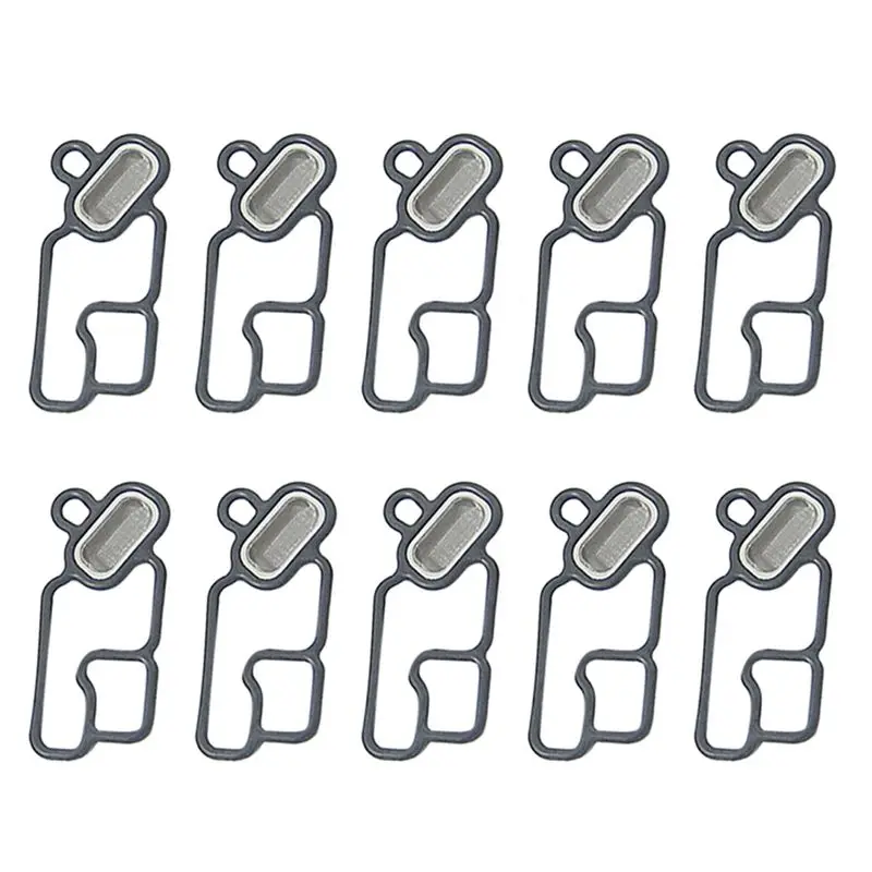 10pcs 15815-5G0-A01 VVT Variable Timing Solenoid Spool Valve Gasket Filter for Honda Accord 2014-2018