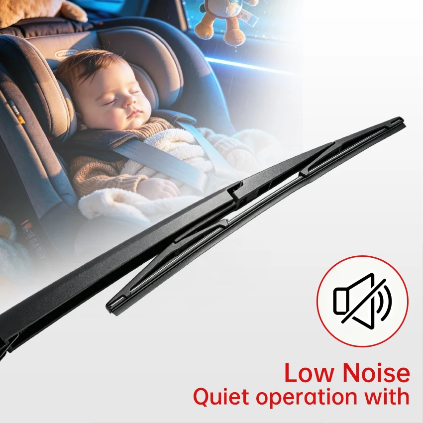 Rear Wiper Back Arm Blade Set For Mazda 3 Hatchback 12\