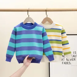 4-11 Years Boys' Sweater Autumn And Winter New Fashion Warm Children's Sweater Cute Baby Jumper Kids Knitted Base Shirt