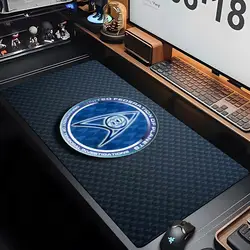 Star MovieT-Trek Clear Mouse Pad XXL Gamer Gaming PC Computer Otaku Locking Edge DIY Customized Photo Laptop Notebook Desk Mat