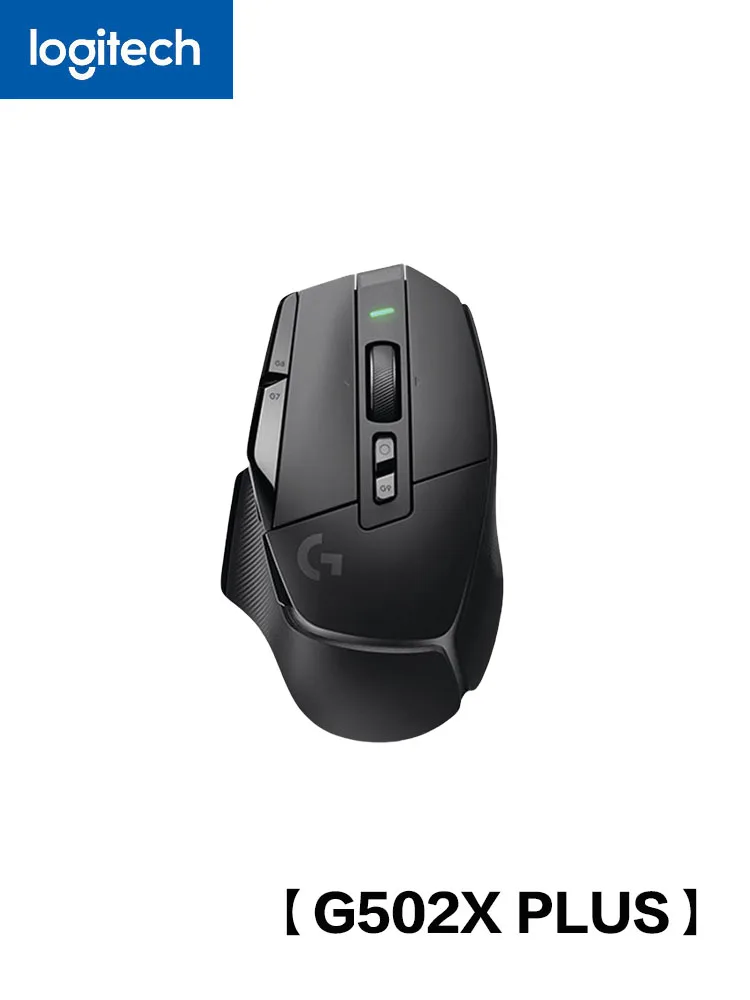 Souris de jeu RGB sans fil Logitech G502 X PLUS LIGHTSPEED, tout nouveau micro-interrupteur hybride optique-mécanique, conception légère