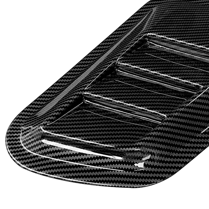 Acessórios exteriores do carro decorativo célula fluxo de ar entrada capô colher capô ventilação capa adesivos estilo para benz glc 260 300 2023