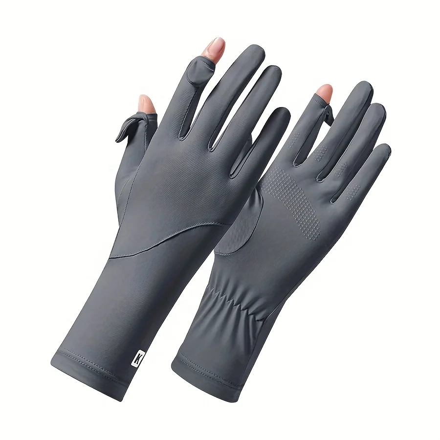 AliExpress NONE Summer Outdoor Sunscreen Gloves for Women, UV Resistant Touch Screen, Elongated Thin Gloves for Outdoor Cycling