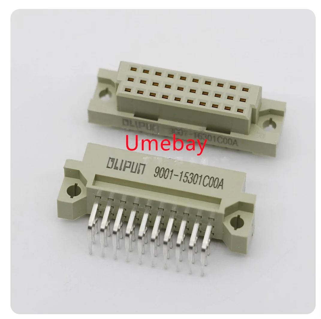 20 pieces. European socket DIN 9001-15301C00A 330 3 * 10P 30P male bent pin 2.54 spacing