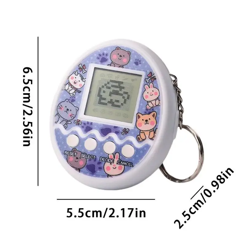 Tamagotchis elettronico animali domestici regalo portachiavi animali domestici giocattoli regalo pinguini Mini portatile retrò gioco portatile E Console portachiavi regalo