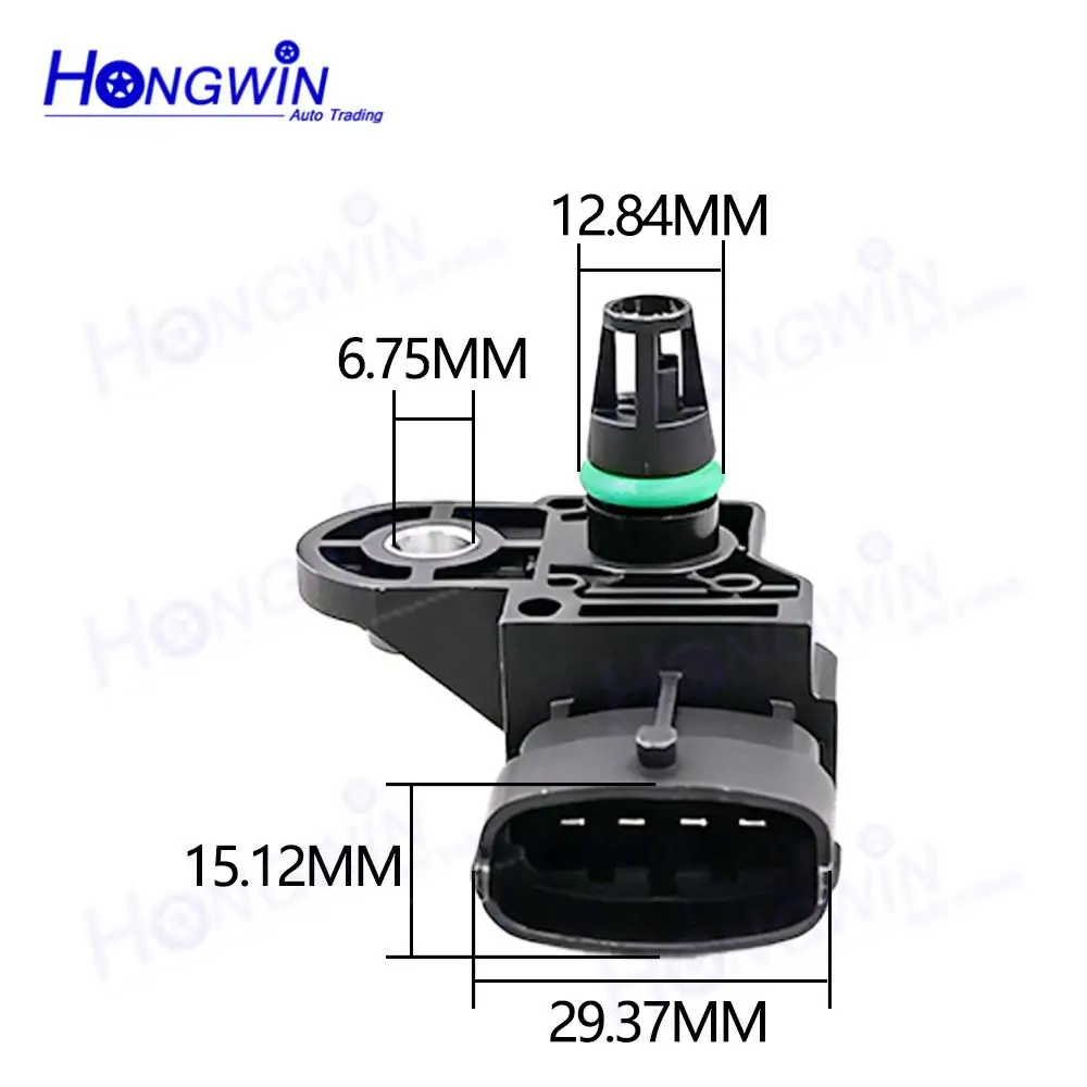 0281006077 55568175 MAP Sensor Connector 55206797 55219298 For GM Encore Chevrolet Colorado Cruze Express Sonic Trax GMC Canyon