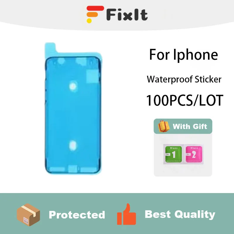 100 PCS Waterproof Adhesive Sticker For Iphone X 11 12 13 14 15 LCD Screen Frame Seal Tape