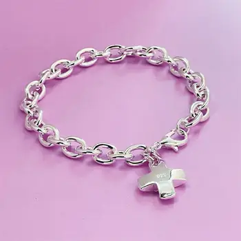 10 best sales Bracciale croce argento 925 - №1