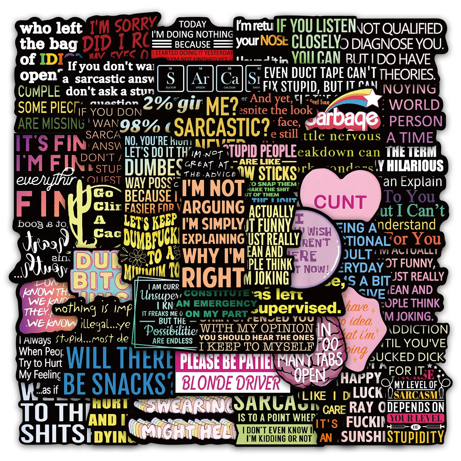 

55 наклеек с английскими короткими фразами - вдохновляющие и мотивирующие цитаты для декора дневников/чехлов для телефонов своими руками