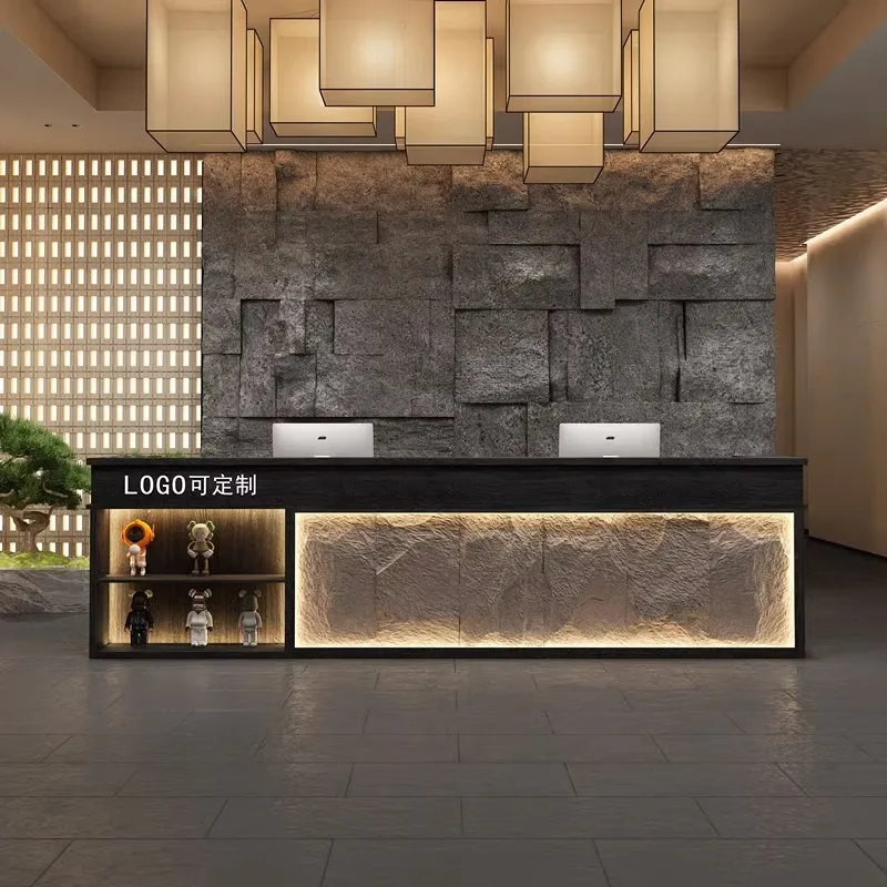 

Design Organizers Reception Desks Modern Shop Beauty Bar Luxury Hotel Reception Desks Restaurant Scrivania Commercial Furniture