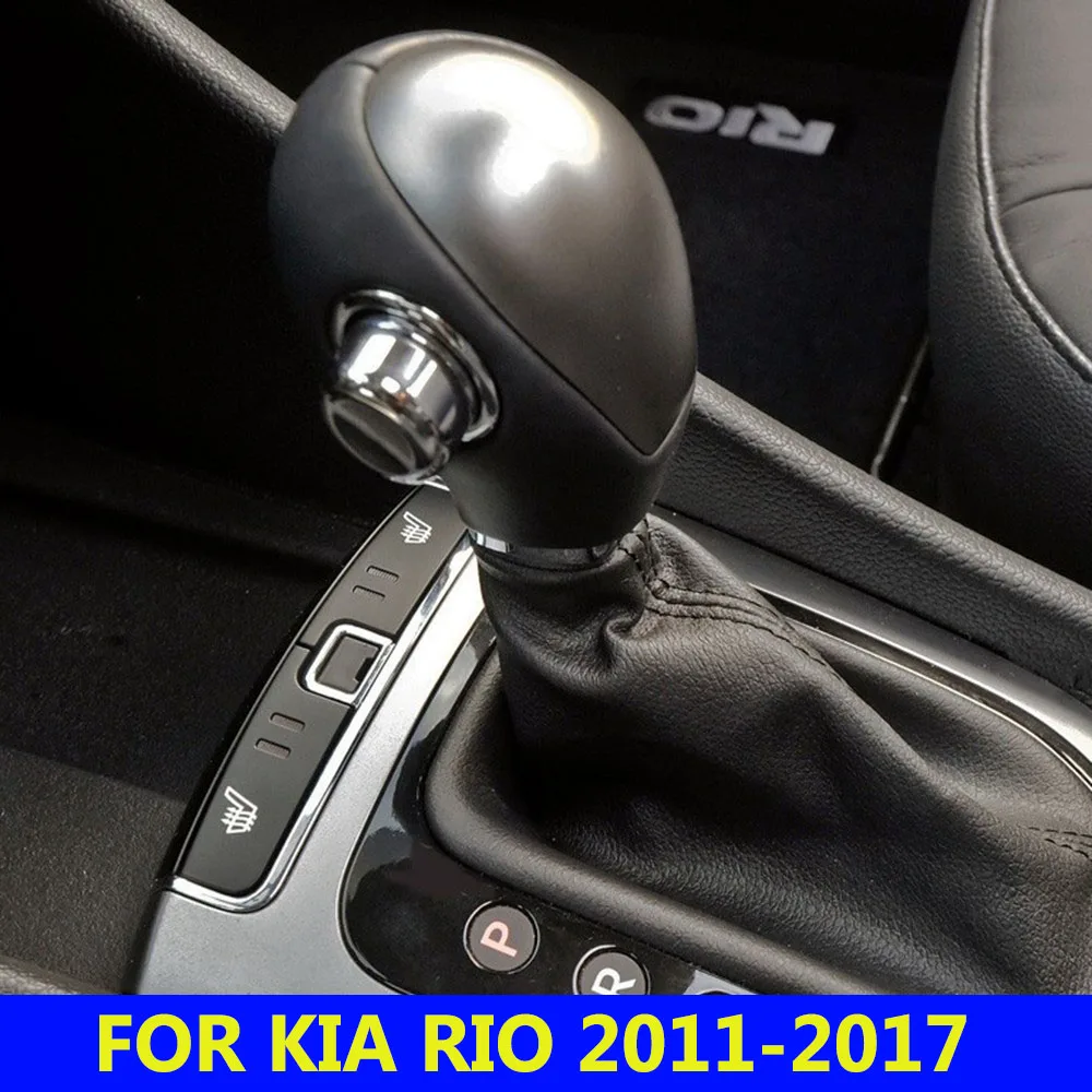 Car Shift Gear Switch Knob Cover Skin For Kia Rio 2011-2017 Silicone Gear Shifter Head Lever Case Protector