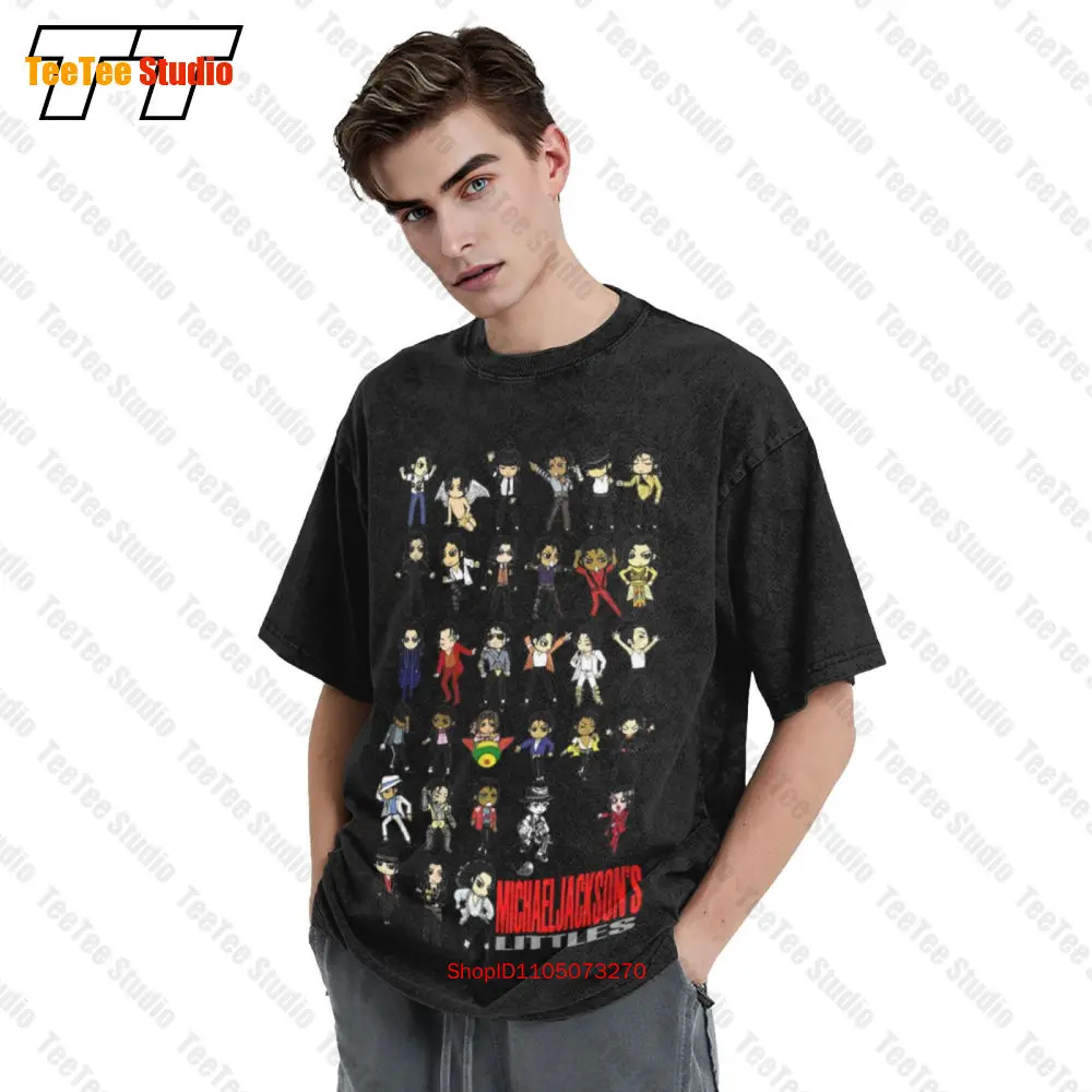 Immagine 4: Meme Tributo Michael Jacksonlittle Caricatura-Pop T-shirt vintage oversize FC9R