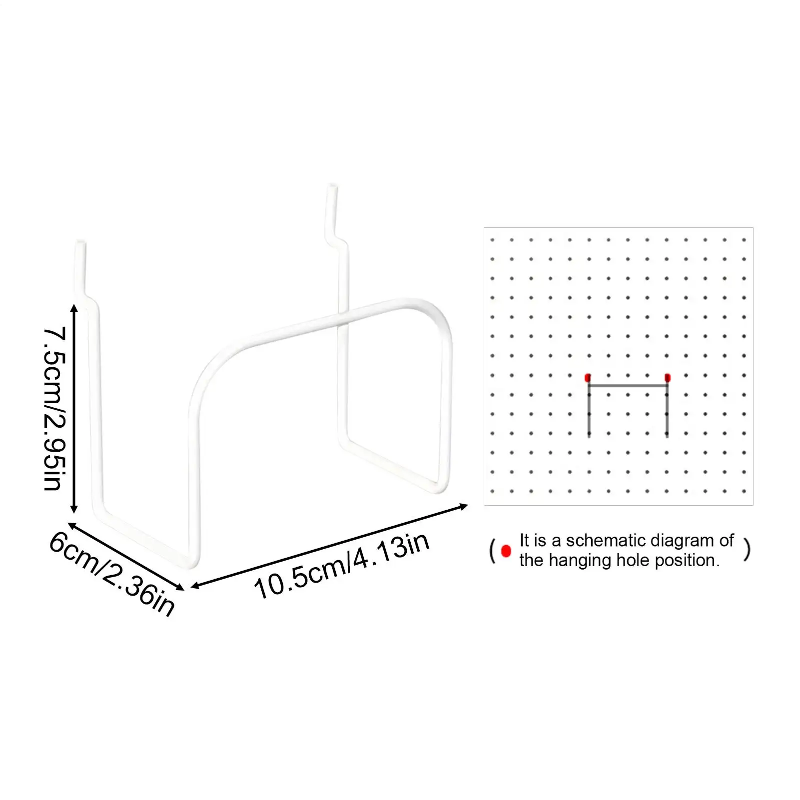 Ganchos de Metal para tablero perforado, ganchos para herramientas, soporte de Metal para auriculares, corbata, entrenamiento, cocina, taller, garaje, arte, artesanía, ajuste espacial