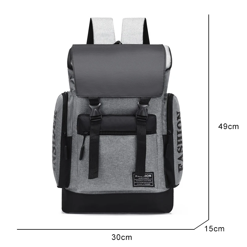 Mochila de negócios para homens grande capacidade design mochila multifuncional náilon à prova dunisex água saco de luxo unissex hold 15.6 polegada portátil