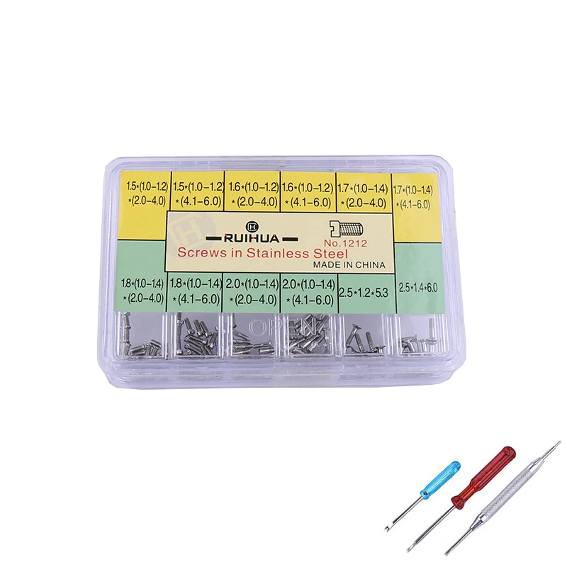 Watch strap accessories compatible for HUBLOT 304 stainless steel screw screwdriver multiple specifications rear cover screw - Image 6