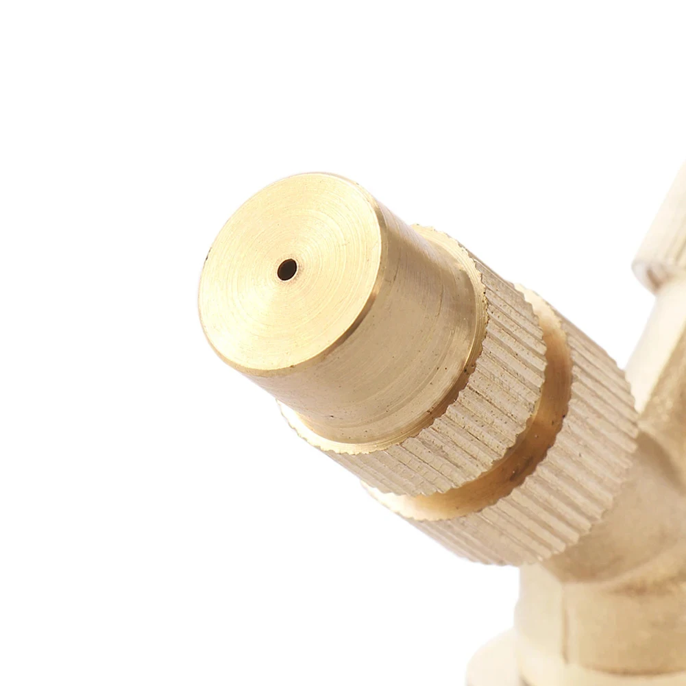 Adjustable Brass Atomizing Nozzle 1/2-inch External Thread for Farm Irrigation Fountain for mist and Precision Landscape