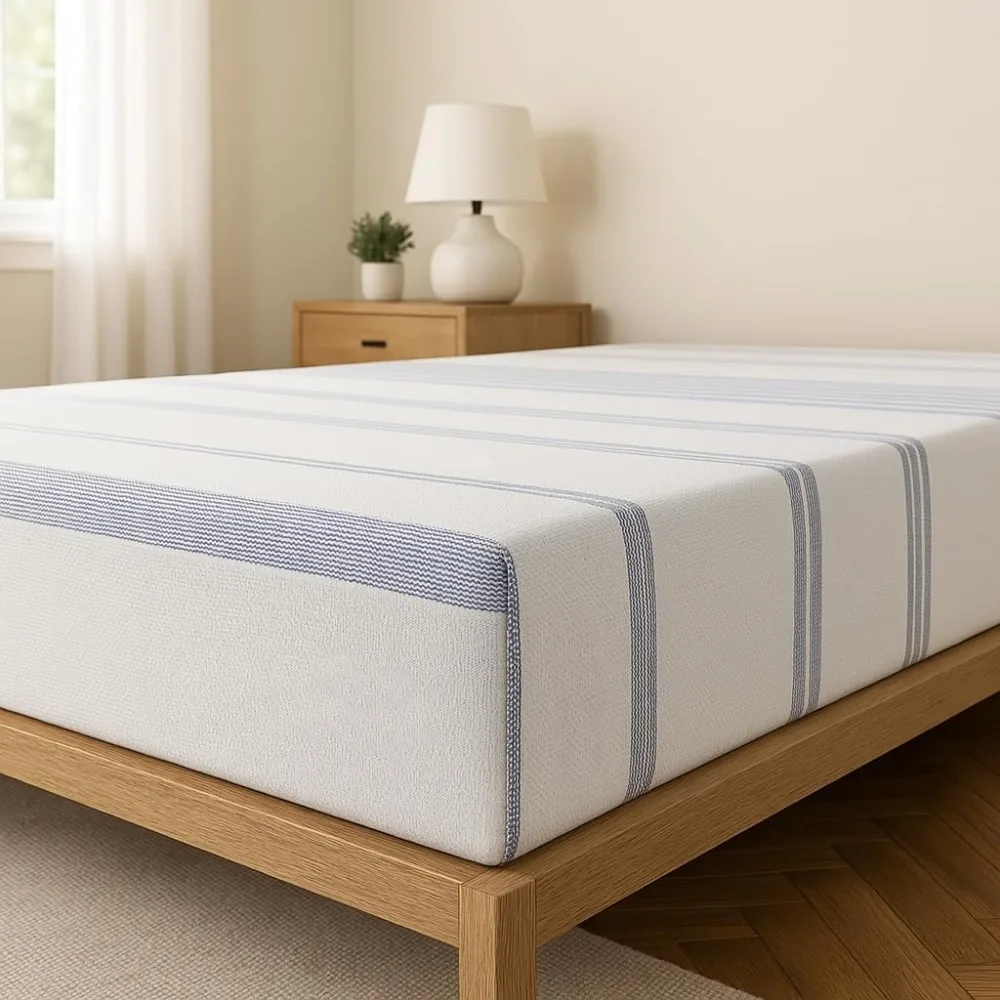 Colchón viscoelástico 90 x 190 | Alta densidad | Confort y Adaptabilidad Fermedad Media Alto 28 cm Fabricado en España