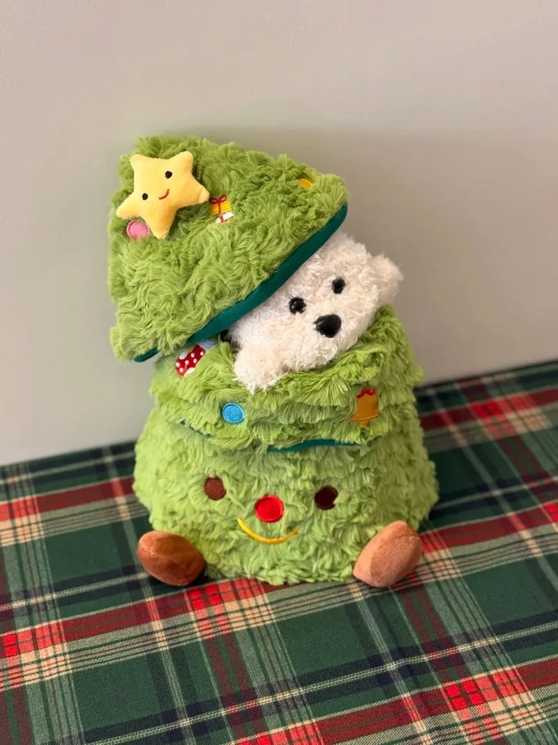 لعبة / دمية من القطيفة على شكل جرو شجرة عيد الميلاد Sionois متوفرة - هدية عيد ميلاد مثالية للفتيات، مثالية لعيد الميلاد #2