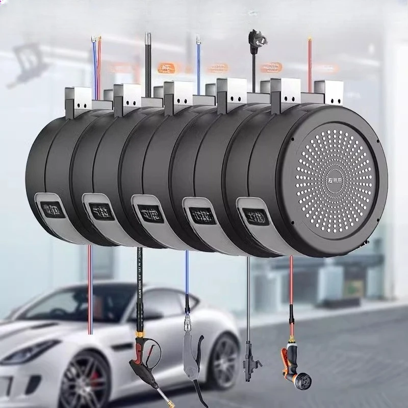 

Car wash combination, hydropower drum car wash shop, car beauty foam equipment, automatic telescopic reel