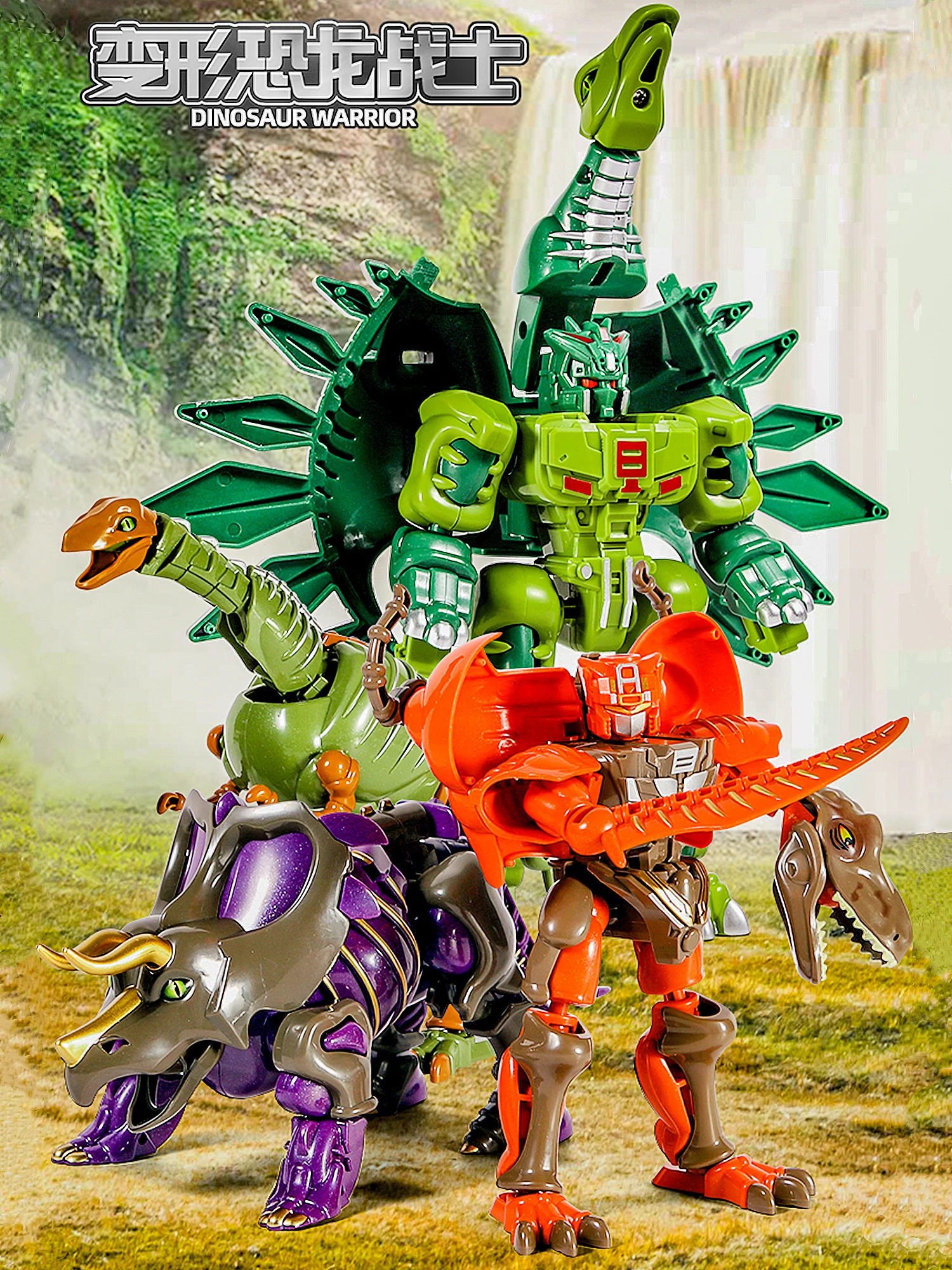 

PUXIDA Transformation Dinosaur Toys Action Figures Simulation Animal Dino Deformation Mini Birthday Gift Toy For 6+ Boys