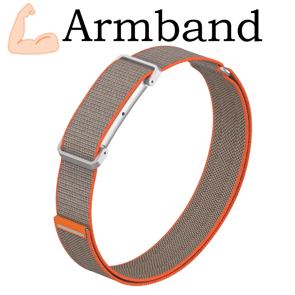 Bicepsband polsband voor Google Fitbit Air, nylon armband/polsband, vervangende band voor de Google Fitbit Air fitness tracker.