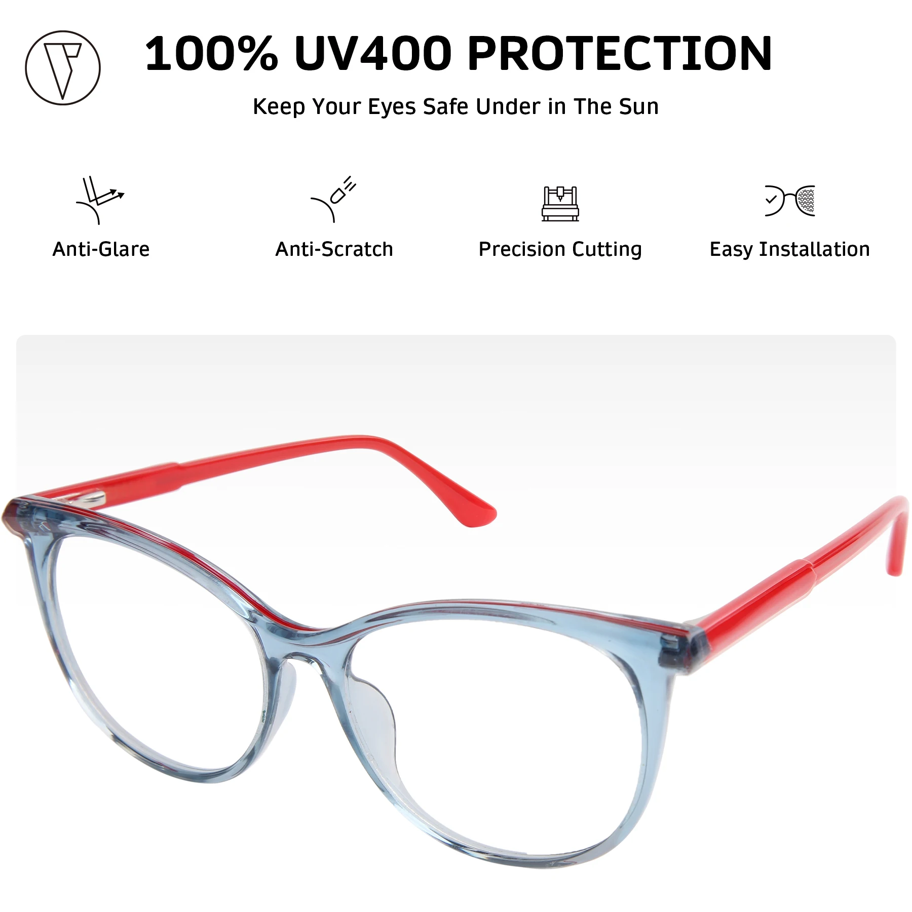 نظارات شمسية/نظارات طبية مخصصة من ONDEX، عدسات مستقطبة أنيقة UV400، عدسة فوتوكروميك، طاقة شخصية-1.00 إلى-8.50