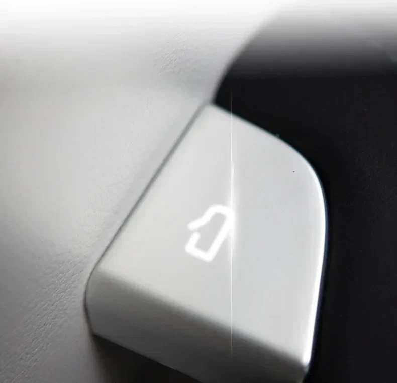 4er-Set Türknopf-Dekorationsaufkleber für Tesla Model 3 Highland Model Y Juniper 2025 ABS Türschalter-Patch Aufkleber Zierleisten Zubehör – Detail 10