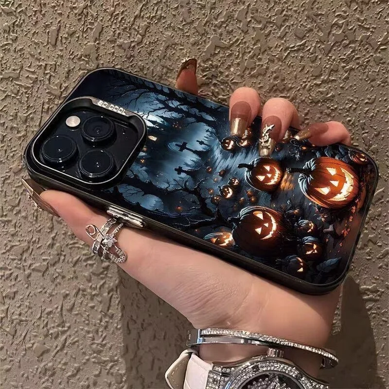 Halloween Ghost Pumpkin Flower Casing For Xiaomi POCO X6 X3 M6 F6 F5 X5 X6 X7 F7 Pro 11 Lite 12 13 14 12T 13T 14T Pro IMD Cover