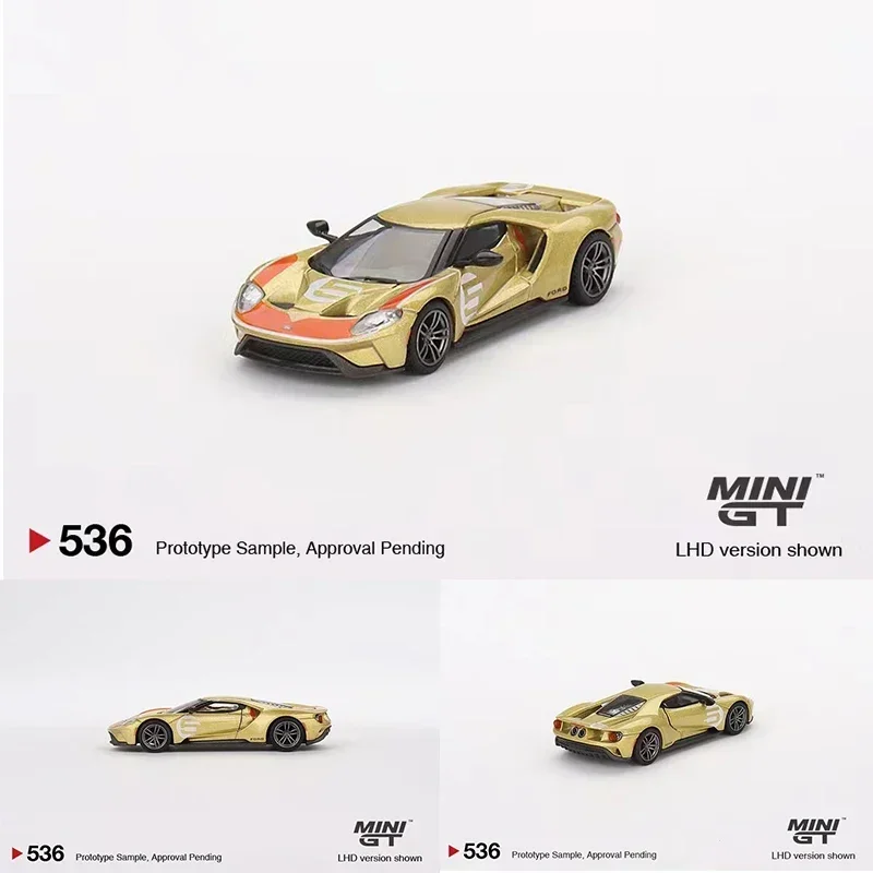 MINIGT 536 1:64 FD Golden Holman Moody Heritage Edition Diecast Diorama Car Model Toys