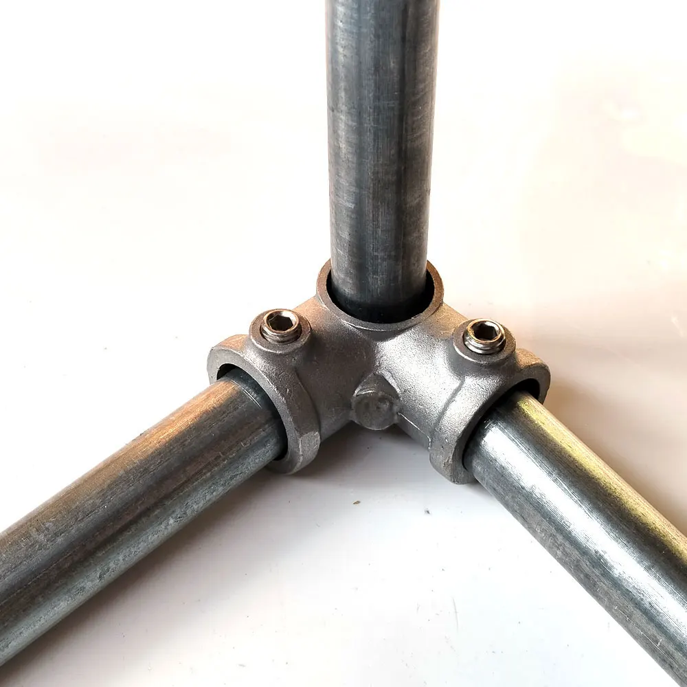25mm Aluminum alloy Connector Elbow Tee Base Flat Three-dimensional Fitting Connection Fastener 25mm Steel Tube Shelf Parts