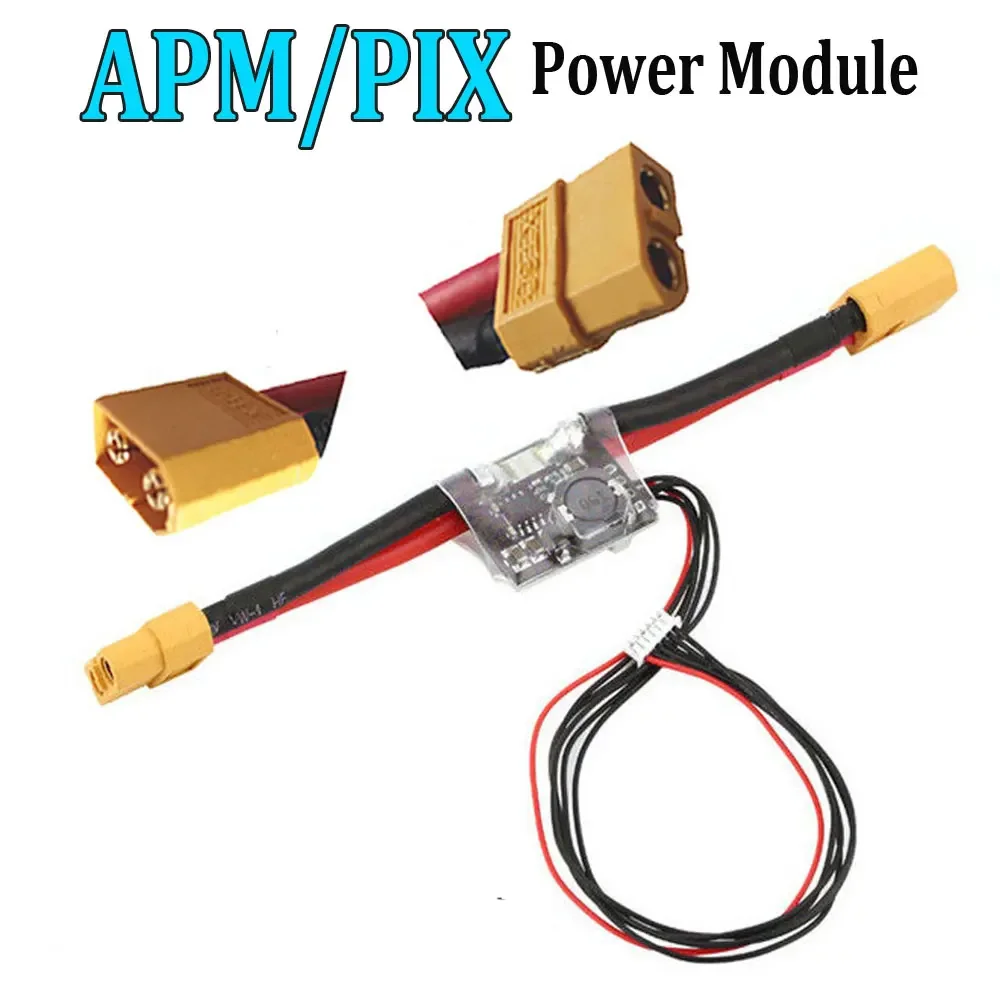 

APM/PIX 2,5 2,6 2.8 модуль питания T/XT60 разъем измеритель напряжения тока мощности 30 в 90 а с 5,3 В 3A DC BEC доступен для радиоуправляемого дрона