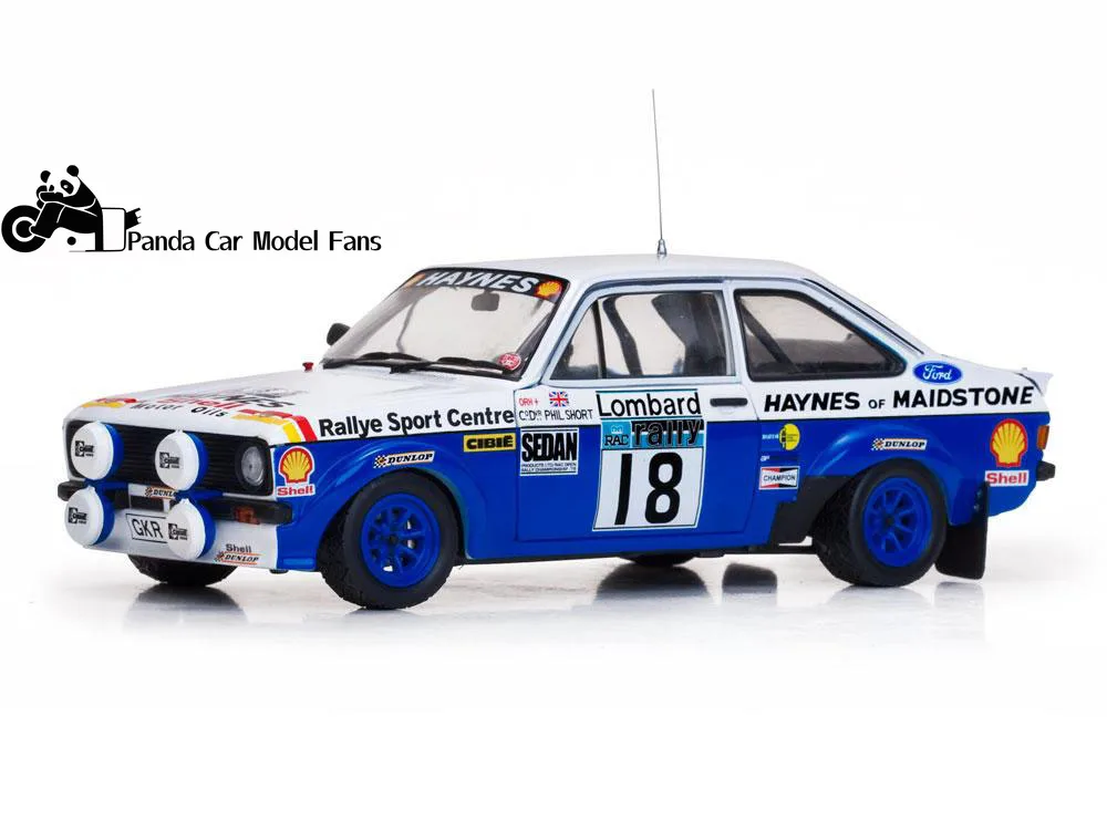 SunStar simulation car model Ford Ascot RS1800 Rally car Ornament Memorial Furniture Decoration Model No. 4496