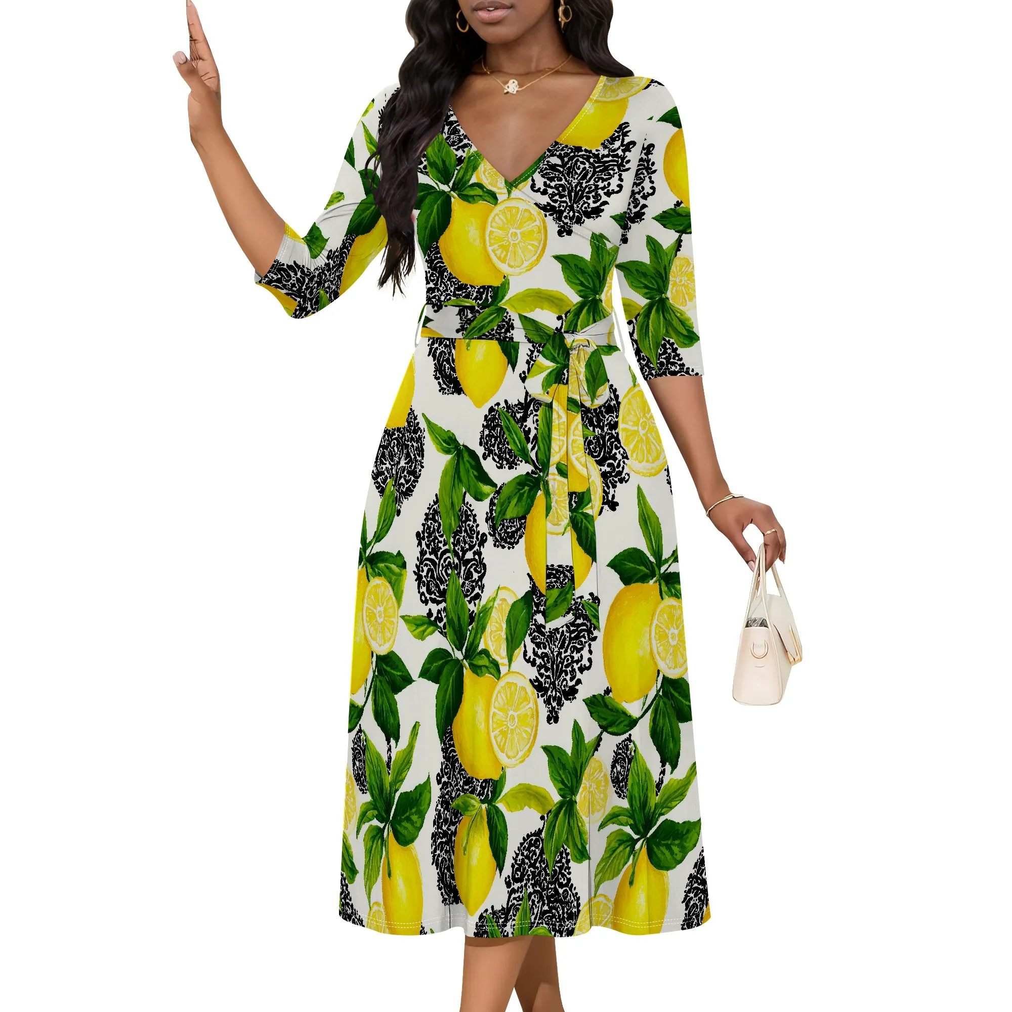 

Cute Graphic Dress for Graduation Ceremony for Women Short Sleeve Midi Dresses Casual Dress